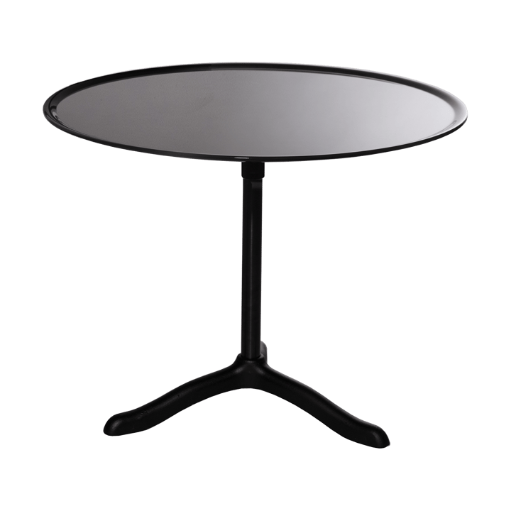 Cassis coffee table Ø47 cm - Black anodized aluminum-black - Källemo