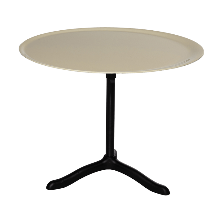 Cassis coffee table Ø47 cm - Black anodized aluminum-oyster - Källemo
