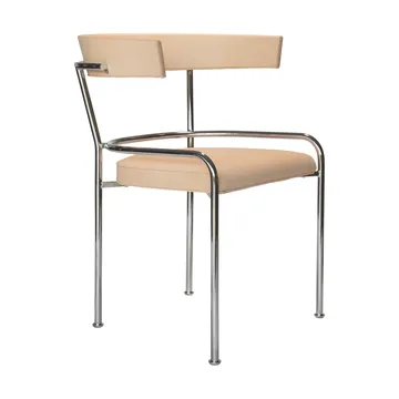 GA-1 armchair - Elmo Vegeta leather-chrome - Källemo