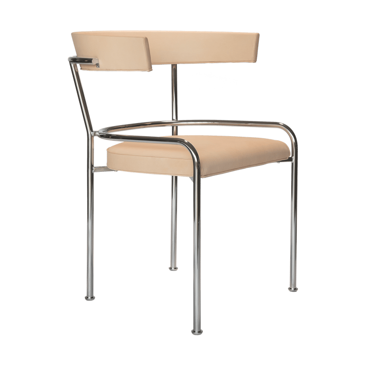 GA-1 armchair - Elmo Vegeta leather-chrome - Källemo