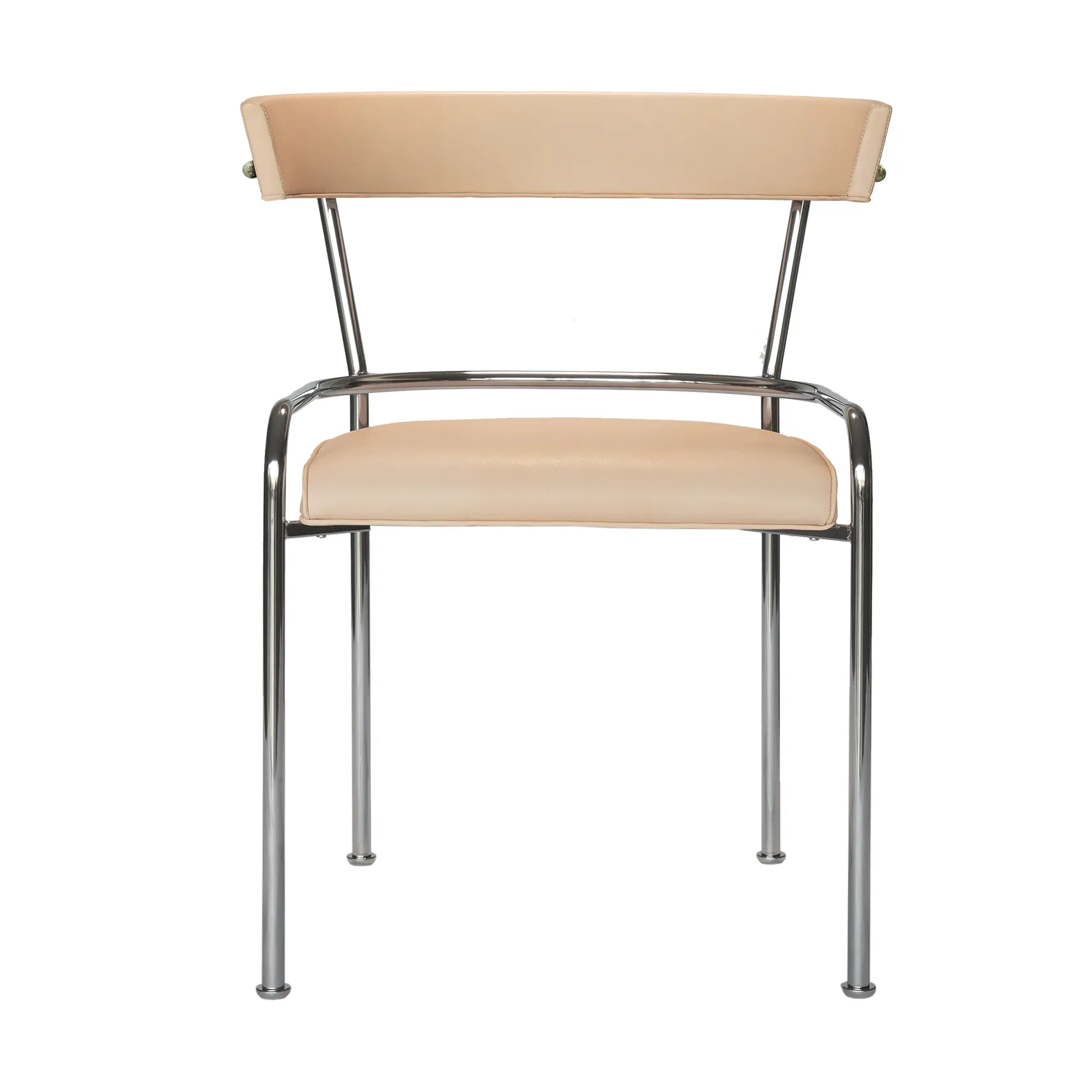 GA-1 armchair, Elmo Vegeta leather-chrome Källemo