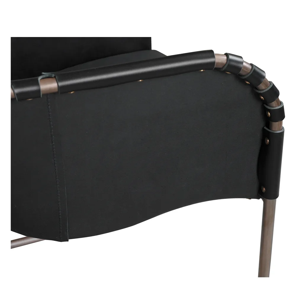 Ingo armchair, Cigar brown-copper treated Källemo