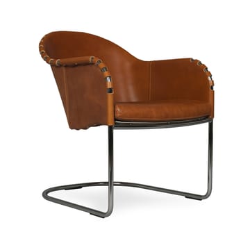 Ingo armchair - Cognac-chrome - Källemo