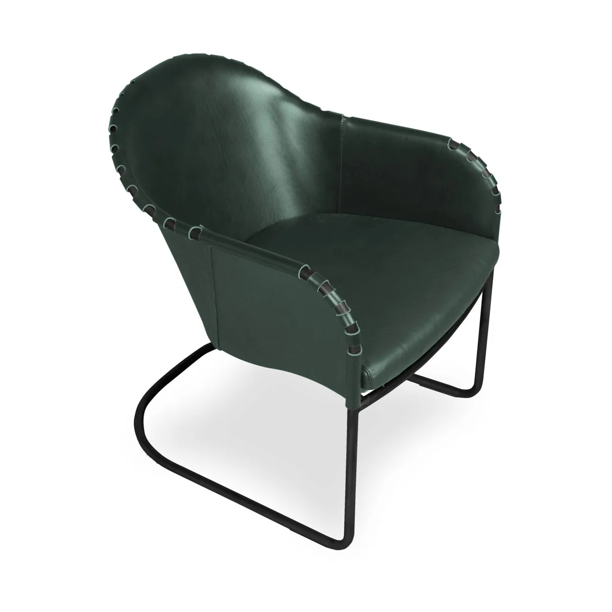 Källemo Ingo armchair Green-black oxidized | Scandinavian Design | Armchairs & footstools | Green