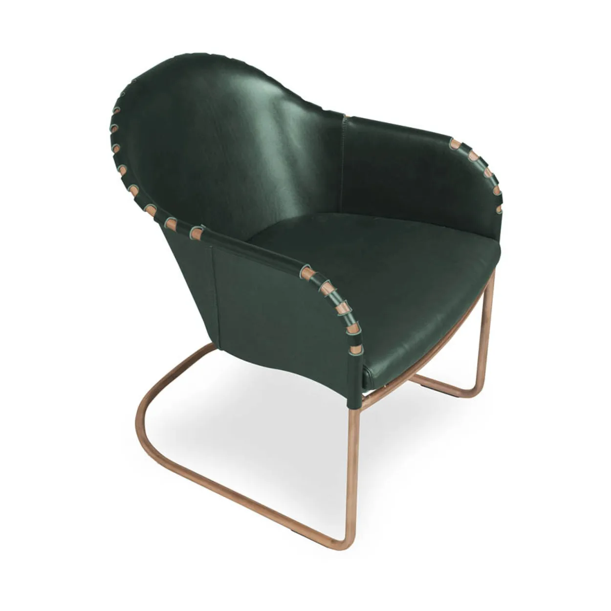 Källemo Ingo armchair Green-copper treated | Scandinavian Design | Armchairs & footstools | Green