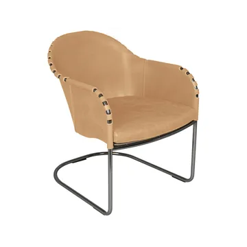 Ingo armchair - Natural chrome - Källemo