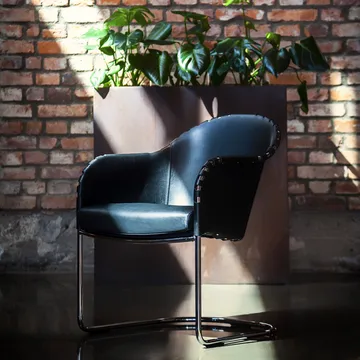 Ingo V.I.P armchair - Black 9110-chrome - Källemo