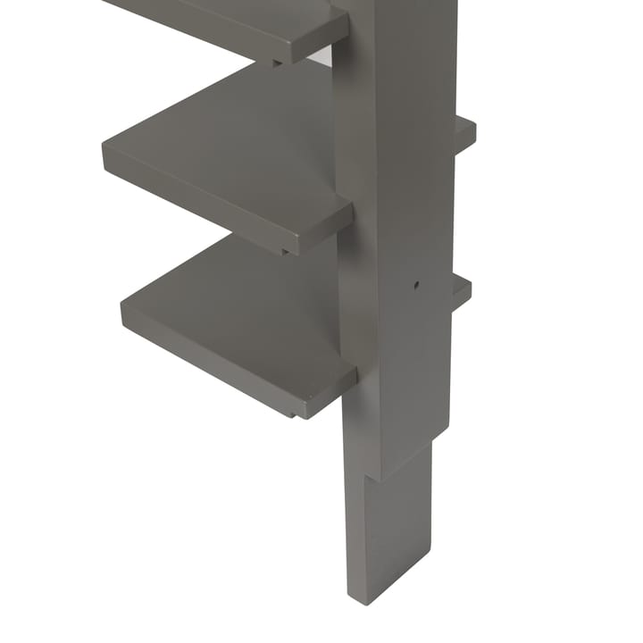 Pilaster wall shelf, Gray stained Källemo