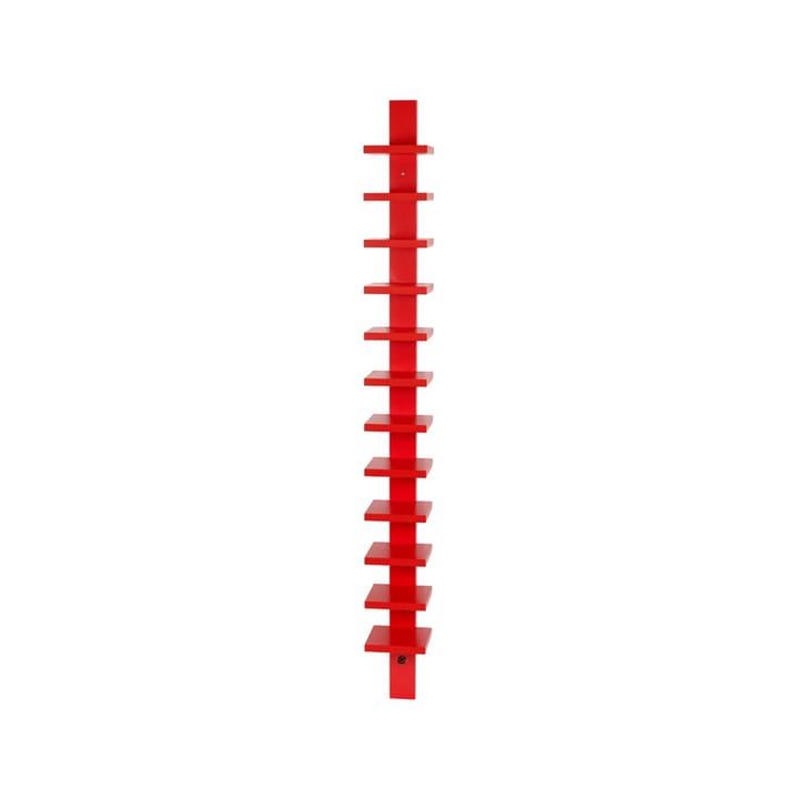Pilaster wall shelf - Red stained - Källemo