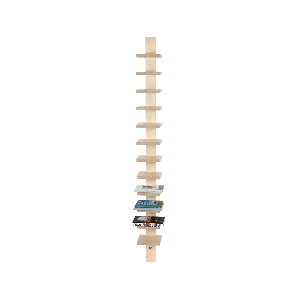 Källemo Pilaster wall shelf Soap-treated birch