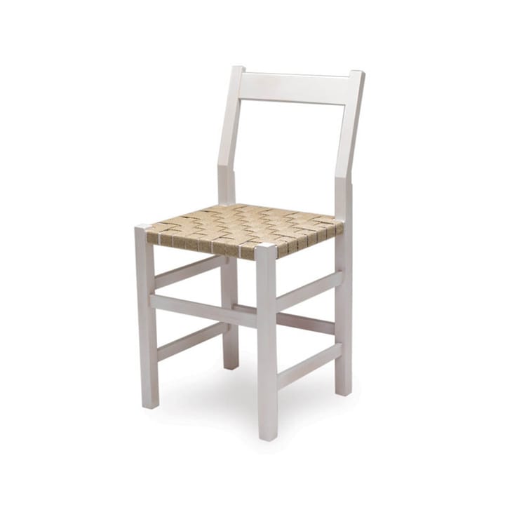Schablon chair - Saddle strap natural-white frame - Källemo
