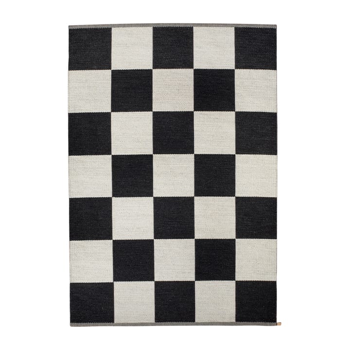 Checkerboard Icon rug 165x240 cm - Midnight black - Kasthall