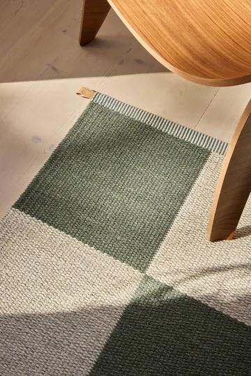 Checkerboard Icon rug - 350 Grey pear, 165x240 cm - Kasthall