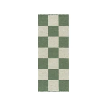 Checkerboard Icon rug 85x200 cm - Grey Pear - Kasthall