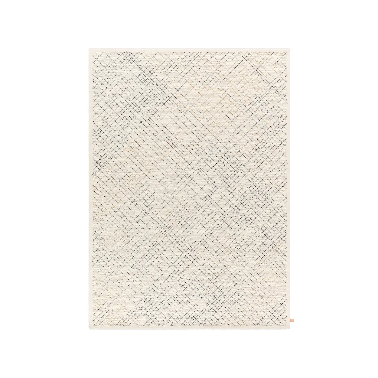 Kasthall Diamond rug White diamond 200x300 cm | Scandinavian Design | Fringe & Deep pile rugs | White