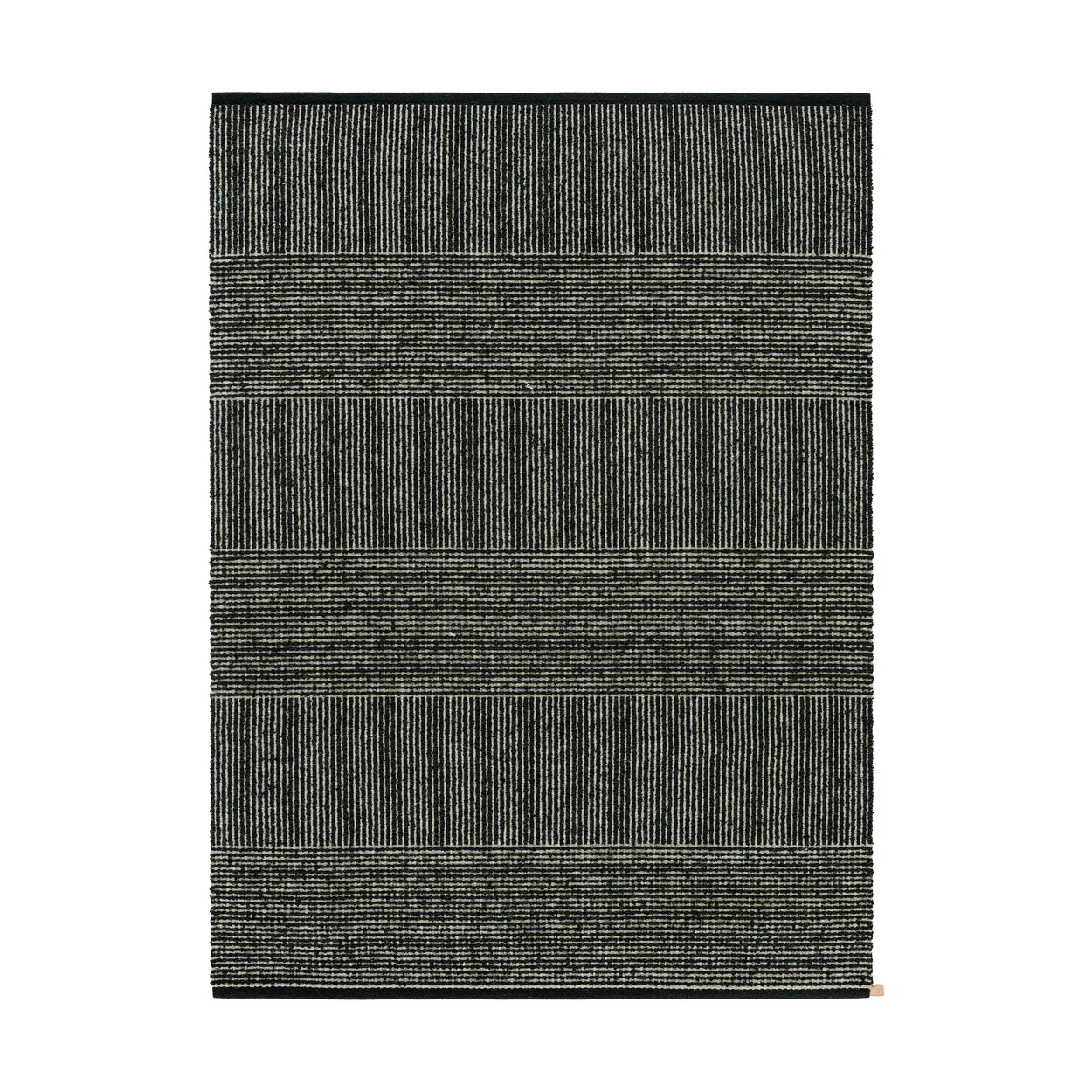 Kasthall Fasad Duo matte Dark black-light grey 501, 170x240 cm