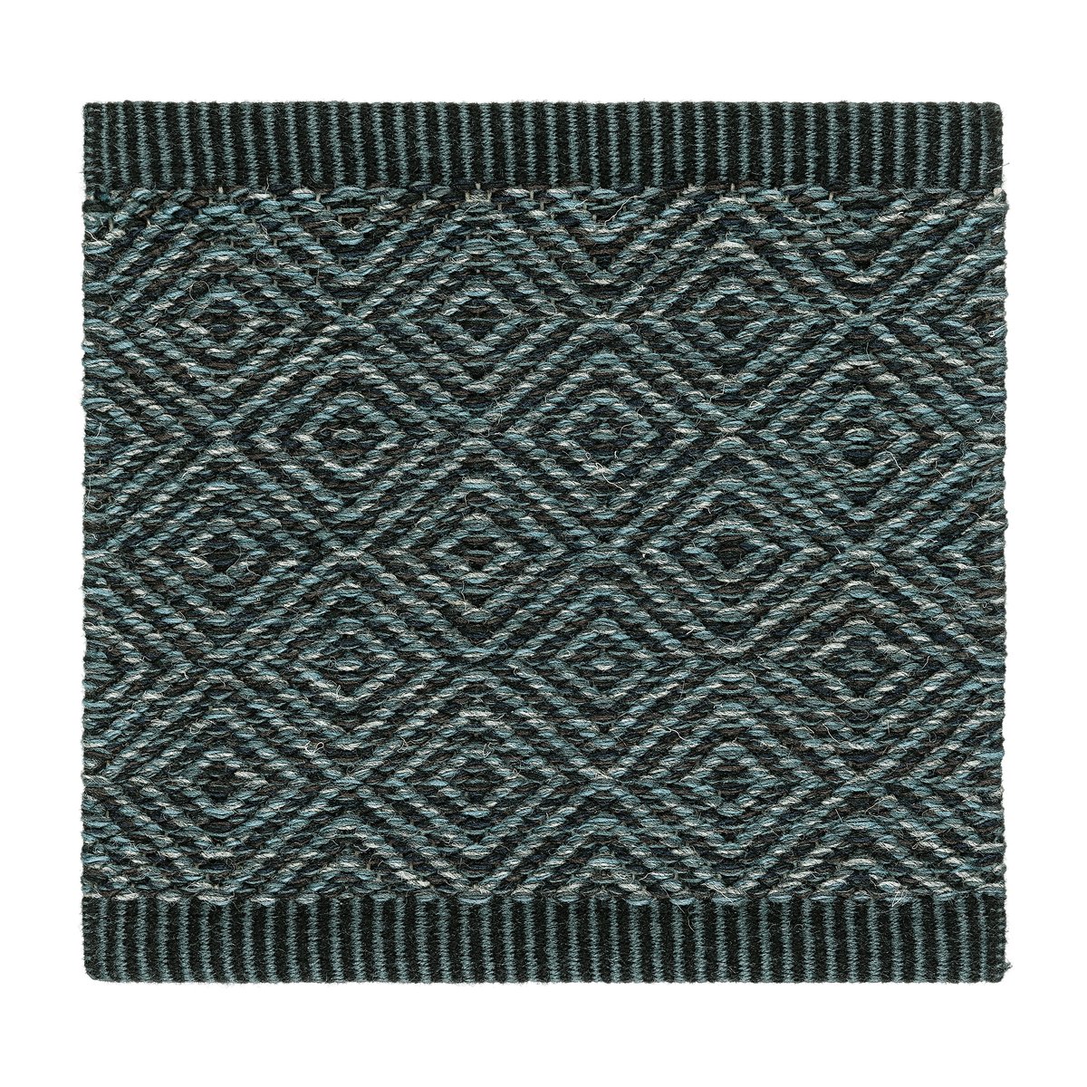 Kasthall Goose Eye Icon rug 85x240 cm Hudson | Scandinavian Design | Wool rugs | Blue
