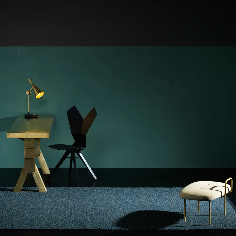 Goose Eye XL Icon rug, Denim blue 195x300 cm Kasthall