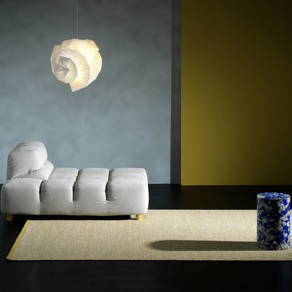 Goose Eye XL Icon rug, Denim blue 195x300 cm Kasthall