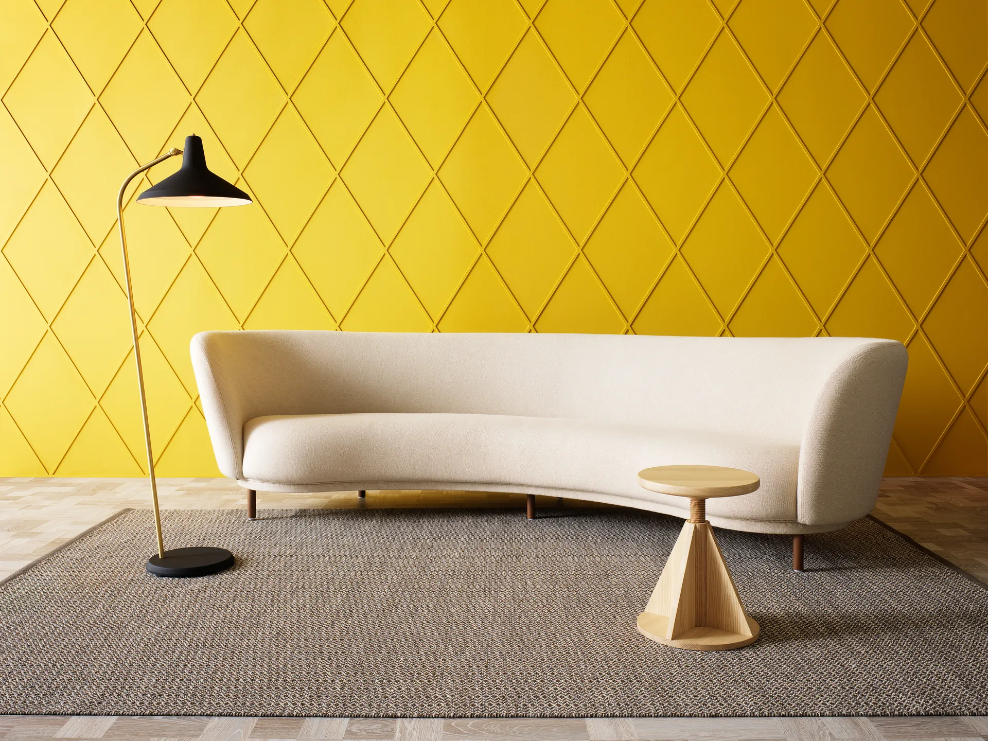 Ingrid Icon rug 195x300 cm, Brown Grey Kasthall