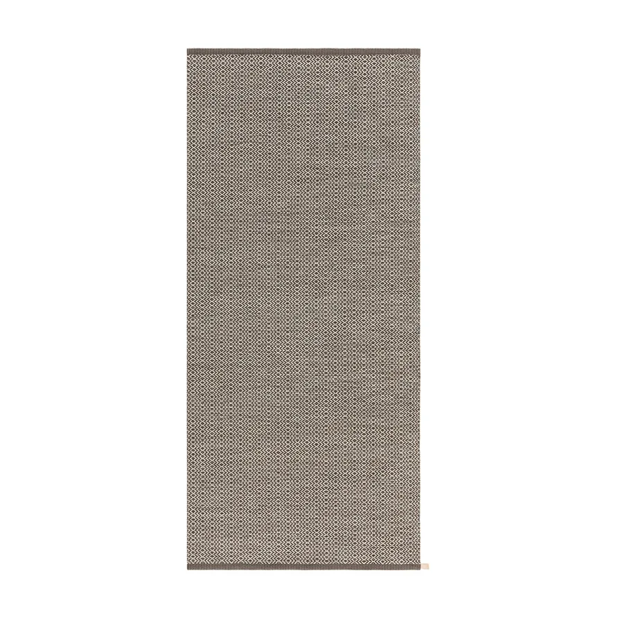 Kasthall Ingrid Icon rug 85x240 cm Brown Grey | Scandinavian Design | Wool rugs | Brown