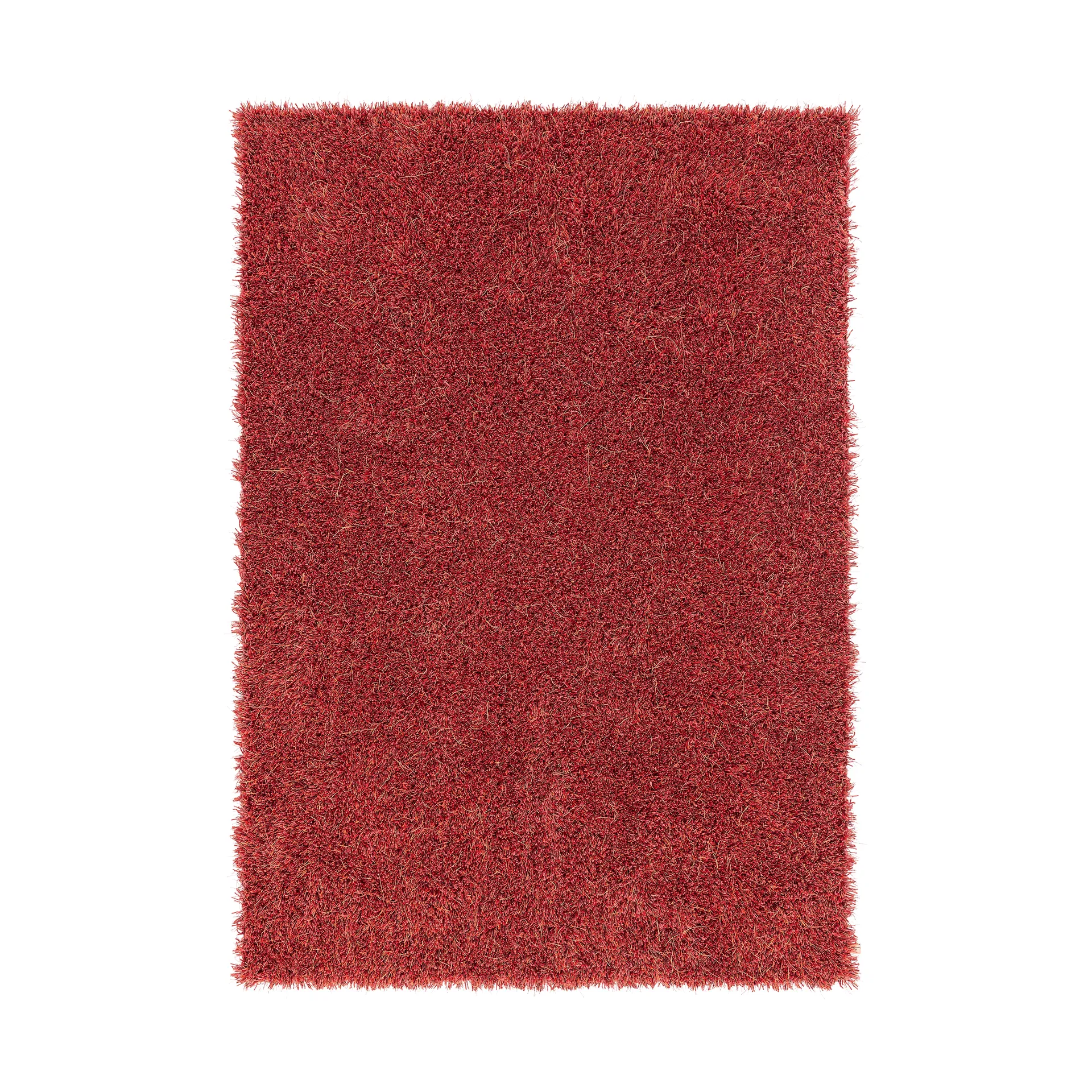 Moss rug round Ø240 cm, Deep coral Kasthall