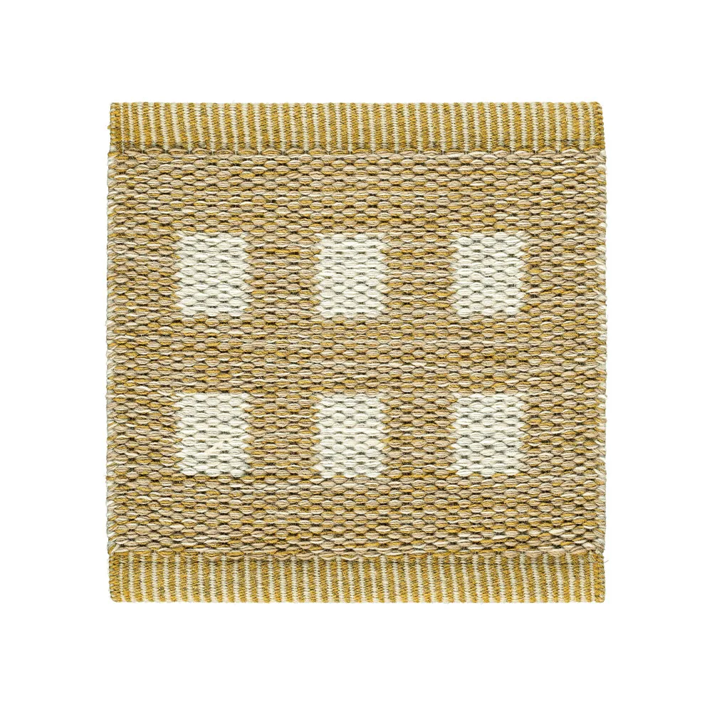 Sugar Cube Icon hallway runner, Yellow ochre 484 85x250 cm Kasthall