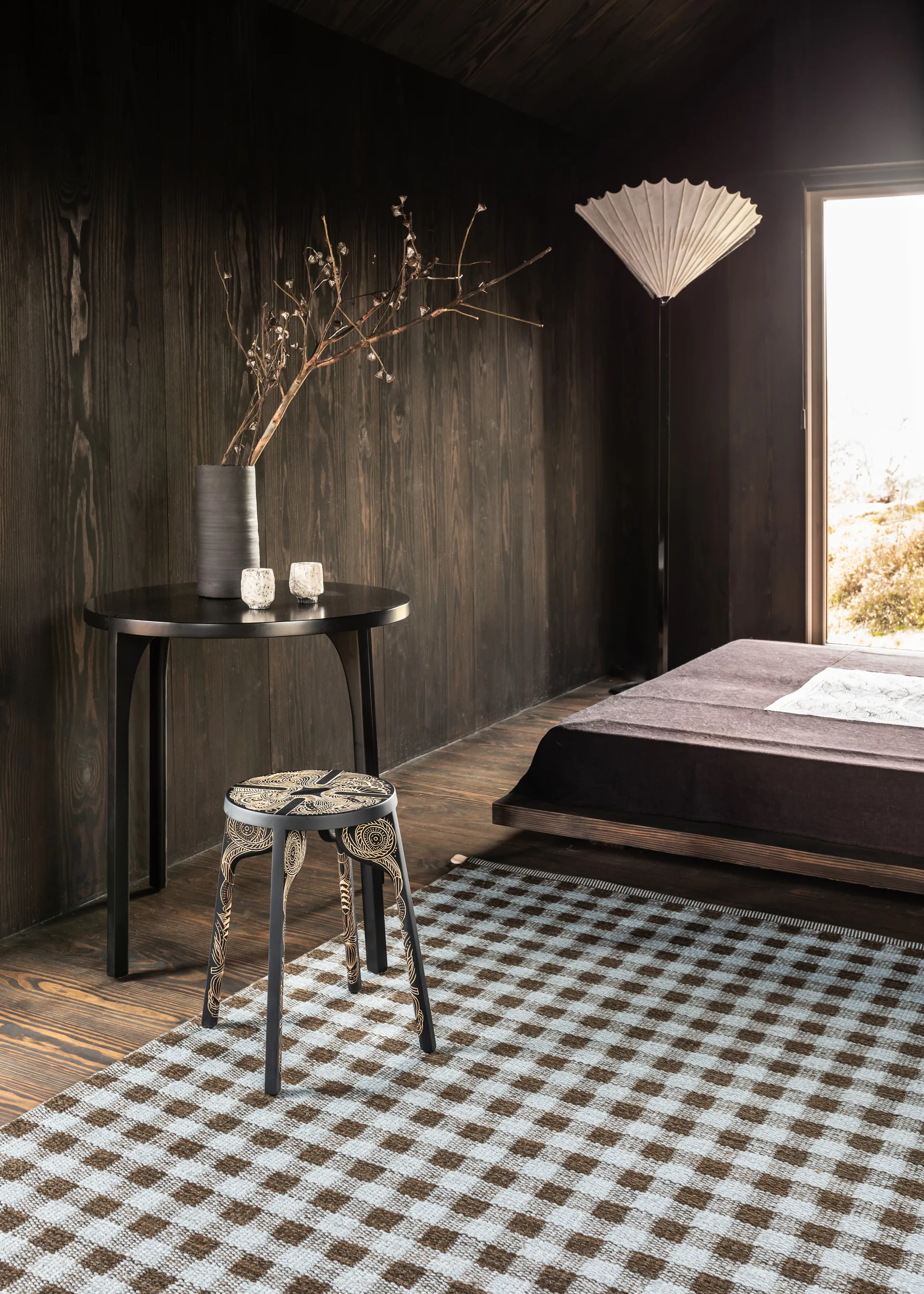 Vichy carpet 165x240 cm, Mint Chocolate 720 Kasthall