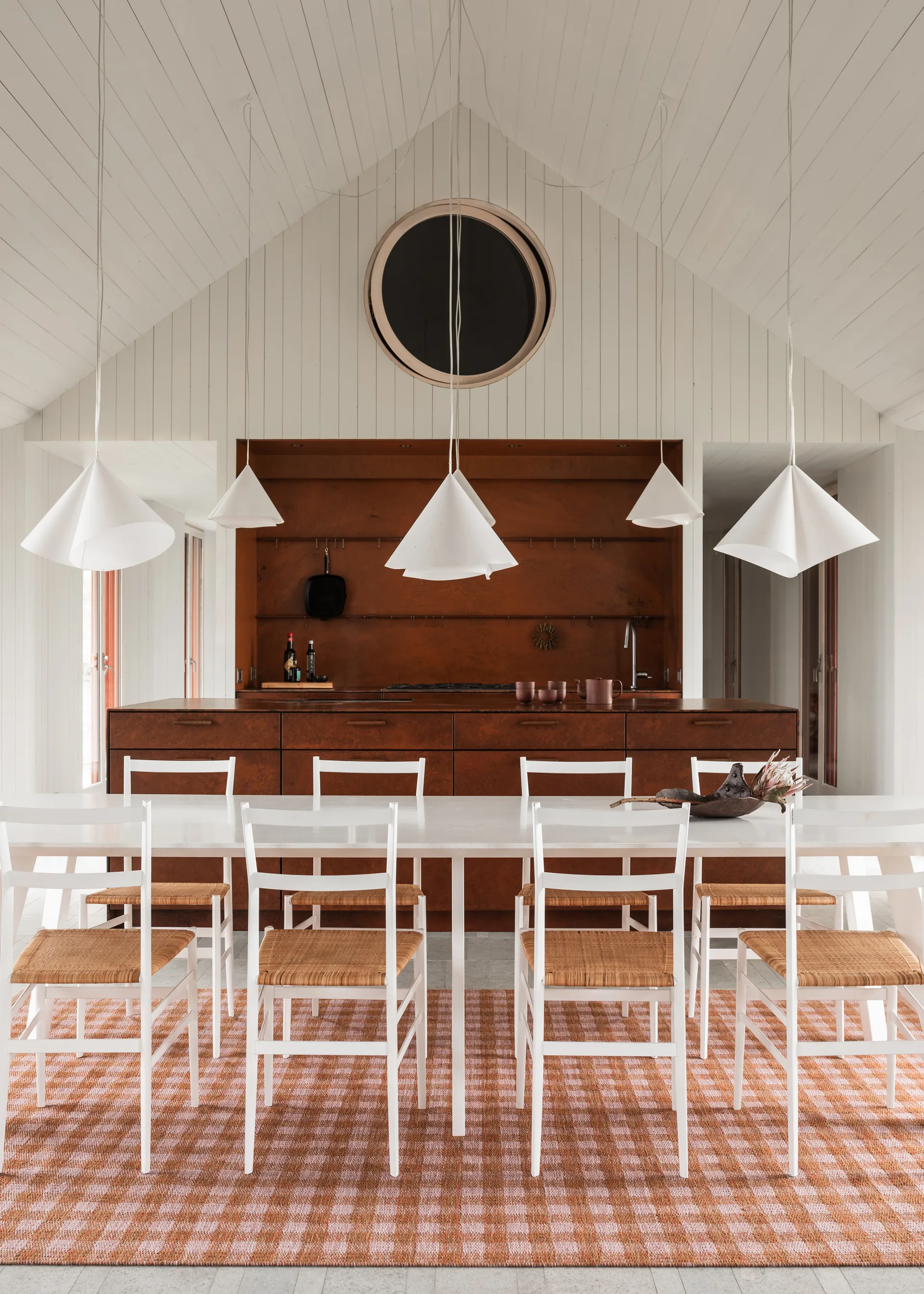 Vichy carpet 240x350 cm, Raspberry Blue 260 Kasthall