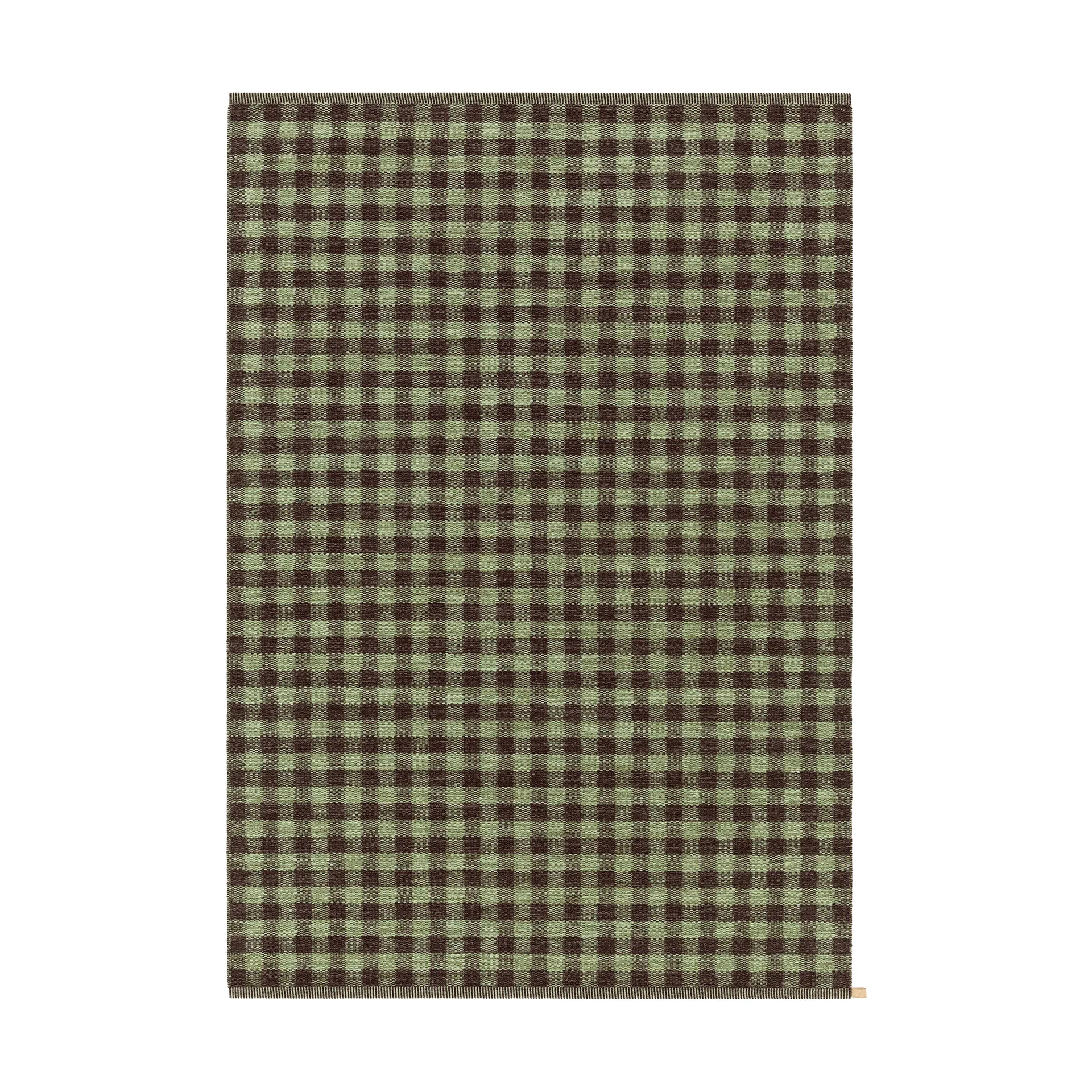 Vichy carpet 85x240 cm, Pistachio 730 Kasthall