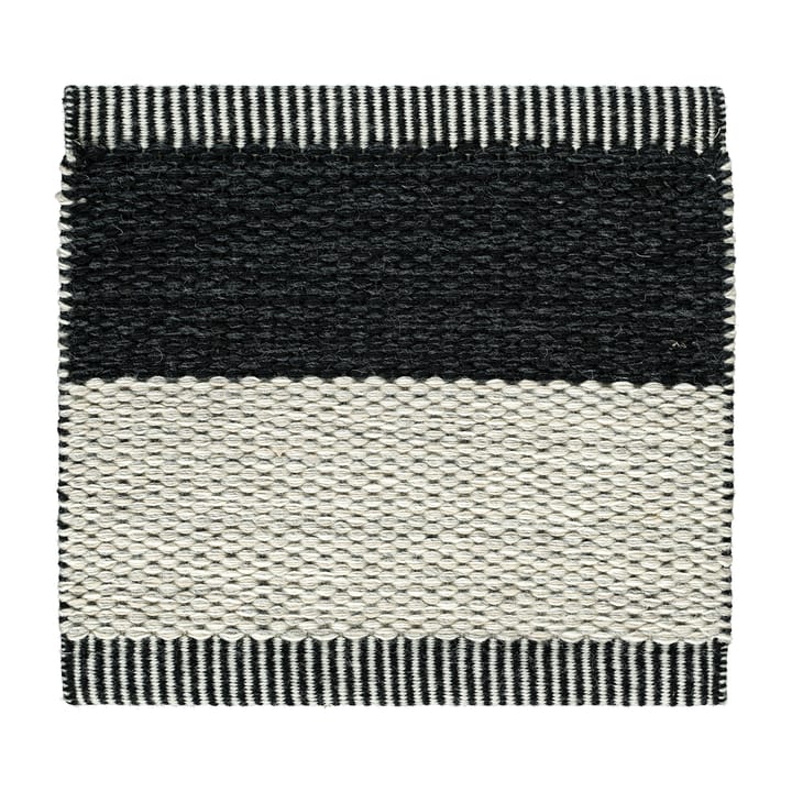 Wide Stripe Icon rug 85x240 cm - Midnight black - Kasthall