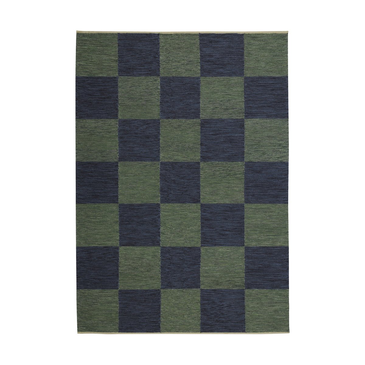 Kateha Allium Fox Trott rug Dark Green, 170x240 cm | Scandinavian Design | Fringe & Deep pile rugs | Green