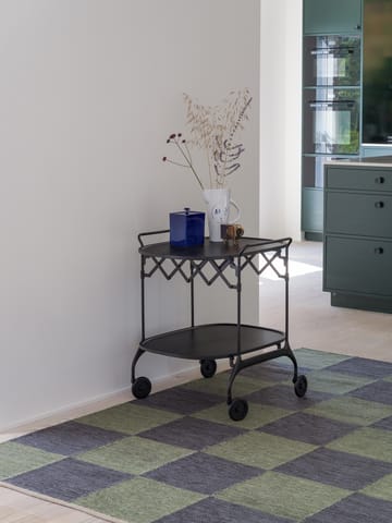 Allium Fox Trott rug - Dark Green, 170x240 cm - Kateha
