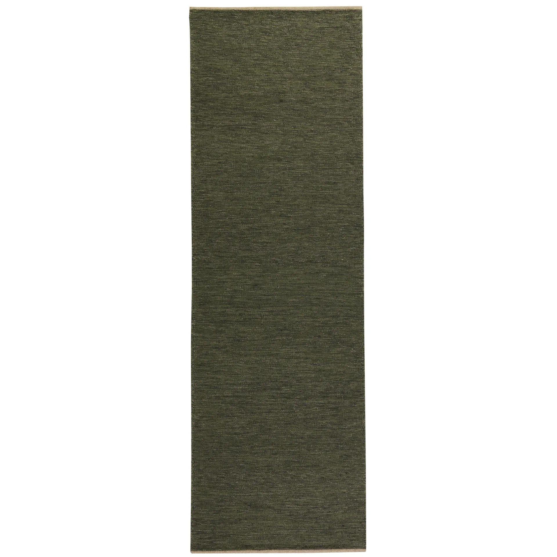 Allium hallway carpet 80 x 250 cm, dark green Kateha