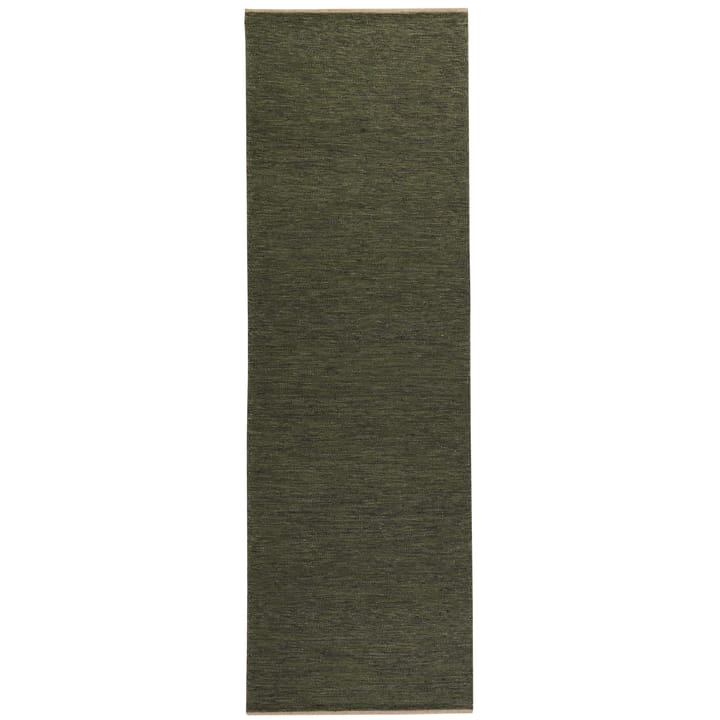 Allium hallway carpet 80 x 250 cm - dark green - Kateha