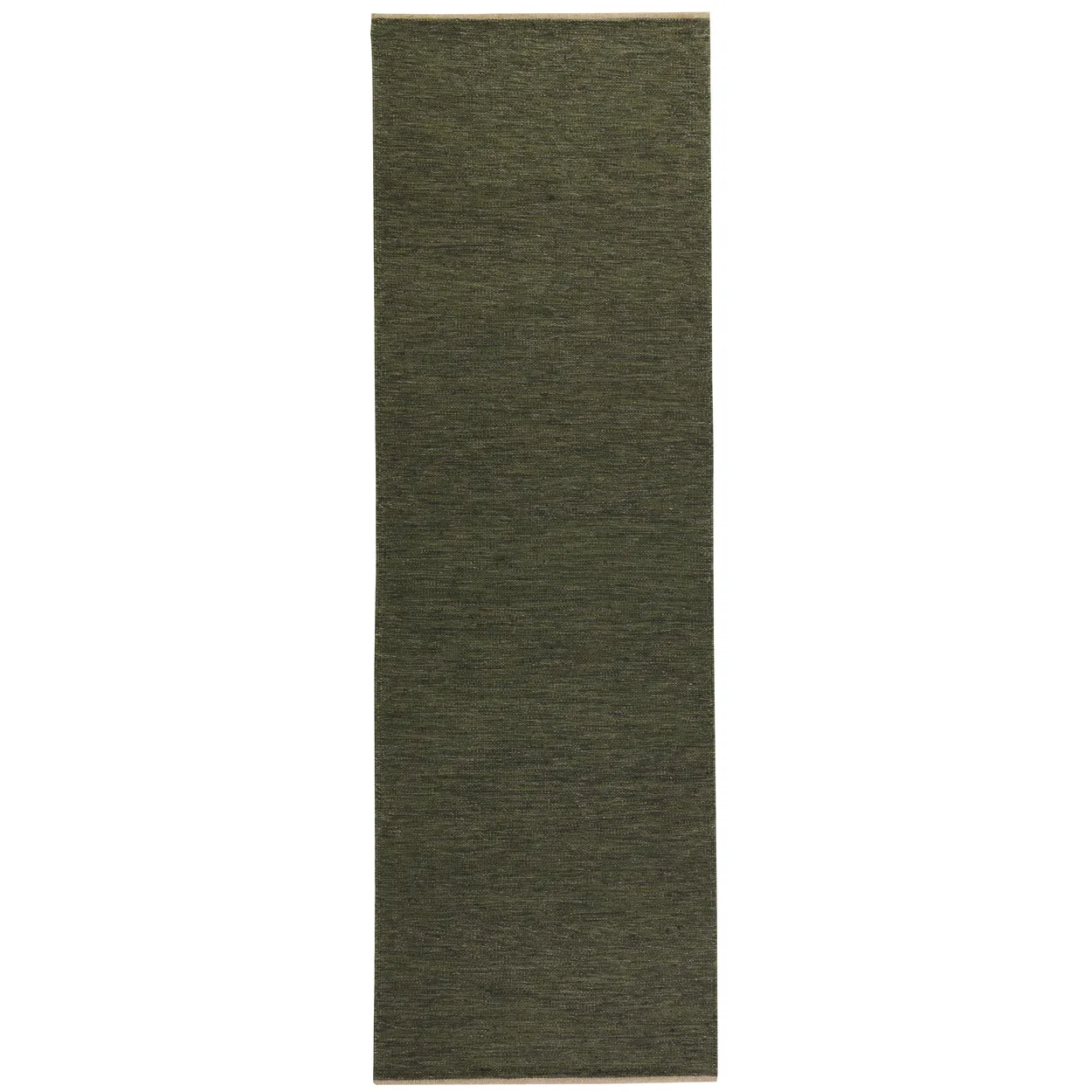 Kateha Allium hallway carpet 80 x 250 cm dark green