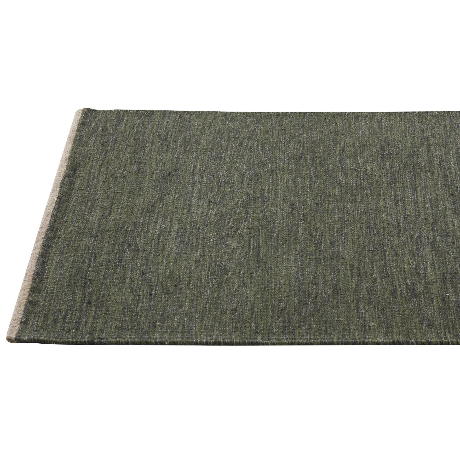 Allium hallway carpet 80 x 250 cm, dark green Kateha