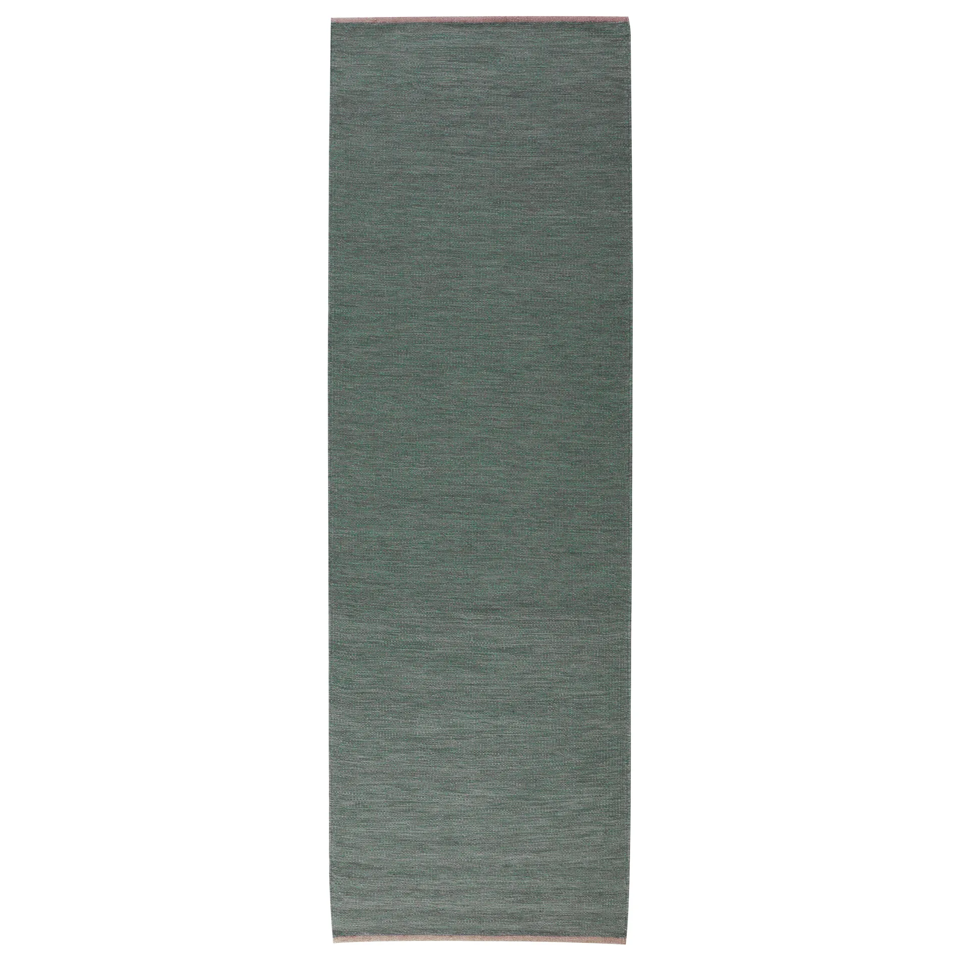 Allium hallway carpet 80 x 250 cm, Matt green Kateha