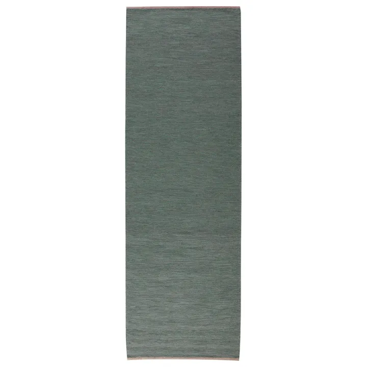 Allium hallway carpet 80 x 250 cm - Matt green - Kateha