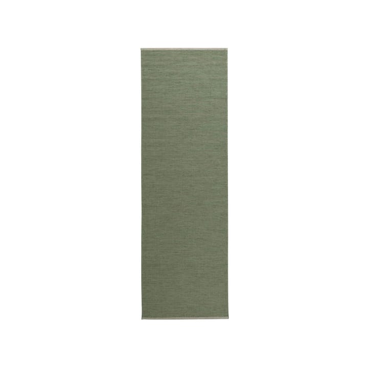 Allium hallway carpet 80 x 250 cm - Willow green - Kateha