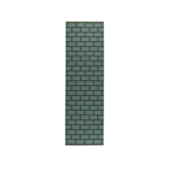Brick hallway runner - Green, 80x250 cm - Kateha