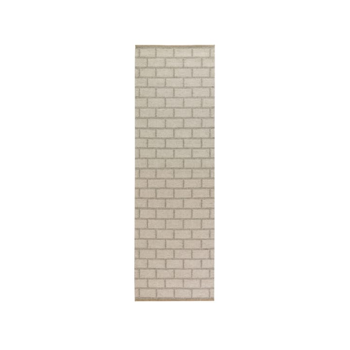 Brick hallway runner - Light grey, 80x250 cm - Kateha