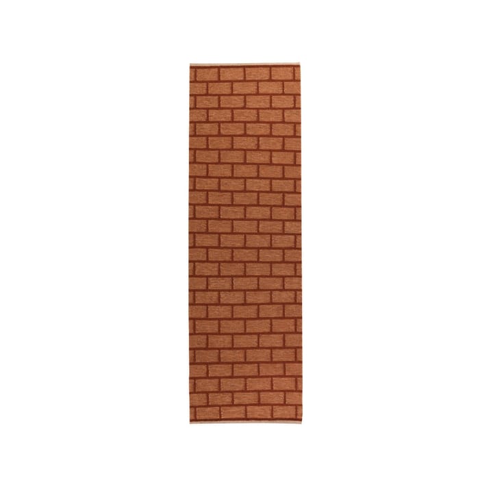 Brick hallway runner - Rust, 80x250 cm - Kateha