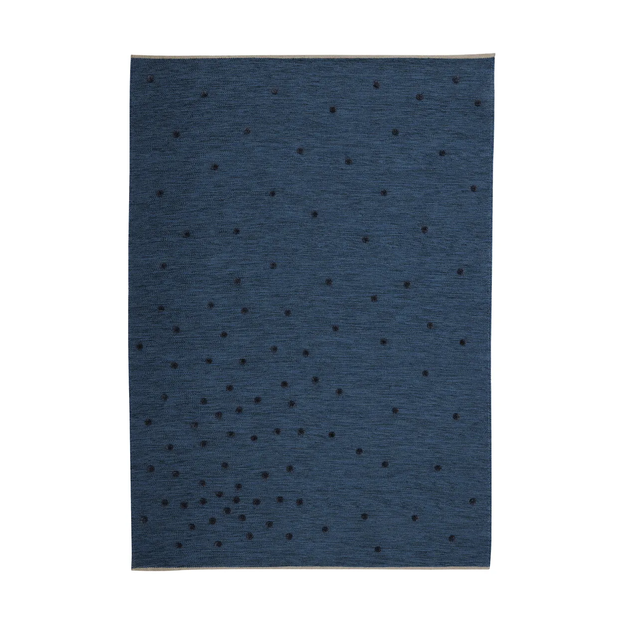Kateha Bula Rug Deep Blue, 200x300 cm | Scandinavian Design | Fringe & Deep pile rugs | Blue