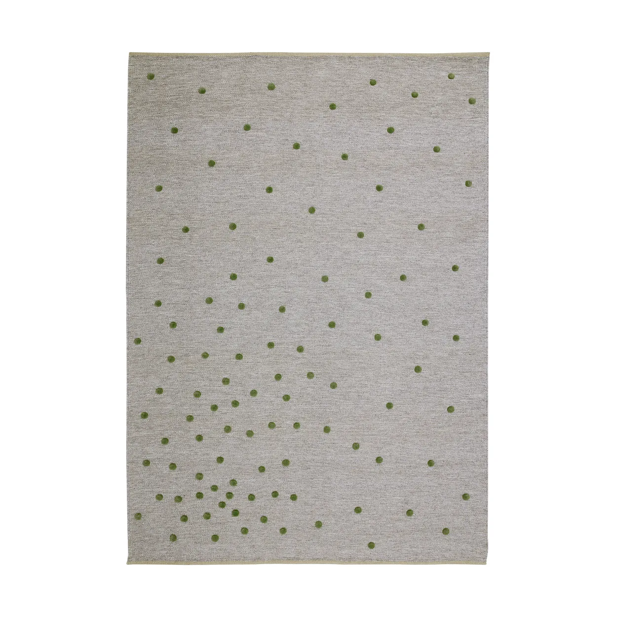 Kateha Bula Rug Green, 200x300 cm | Scandinavian Design | Fringe & Deep pile rugs | Brown