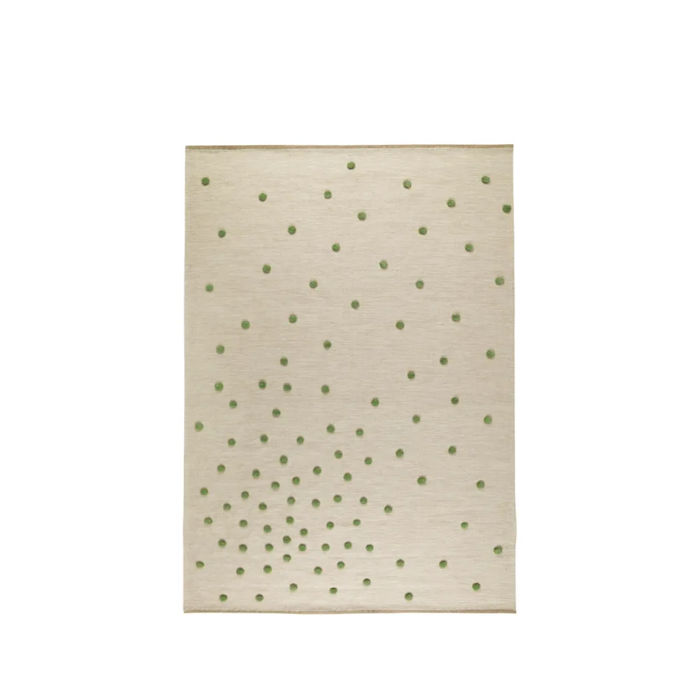Bula Rug, White/green, 170x240 cm Kateha