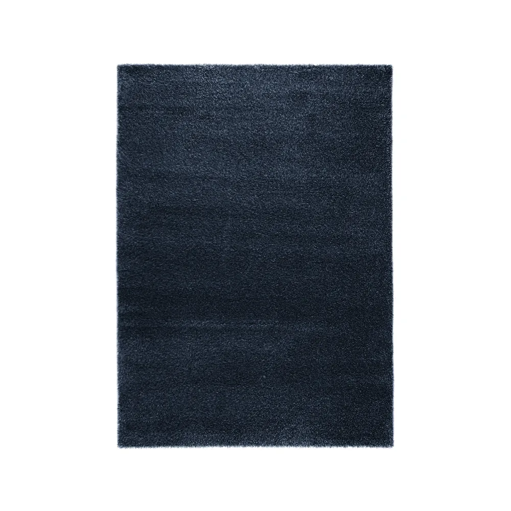 Kateha Camelia 25 rug Indigo, 170x240 cm | Scandinavian Design | Fringe & Deep pile rugs | Blue