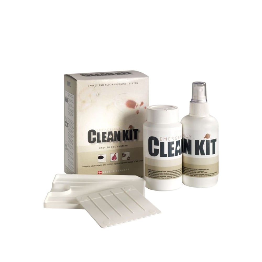 Kateha Clean Kit carpet cleaner Set 3 pieces | Scandinavian Design | Transparent