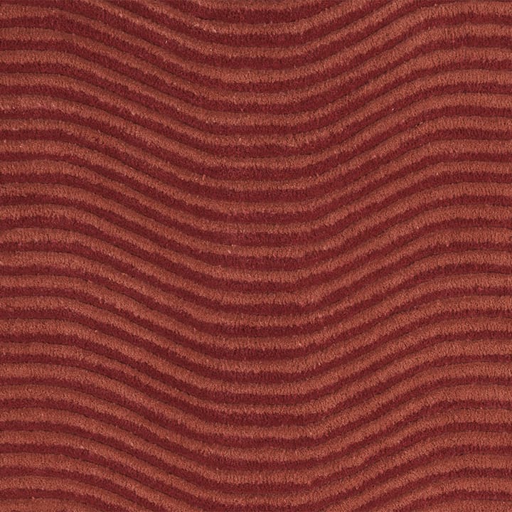 Dunes Wave rug - Dusty red, 170x240 cm - Kateha