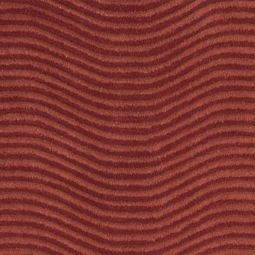 Dunes Wave rug - Dusty red, 200x300 cm - Kateha